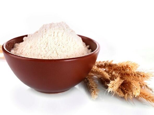flour for skin rejuvenation