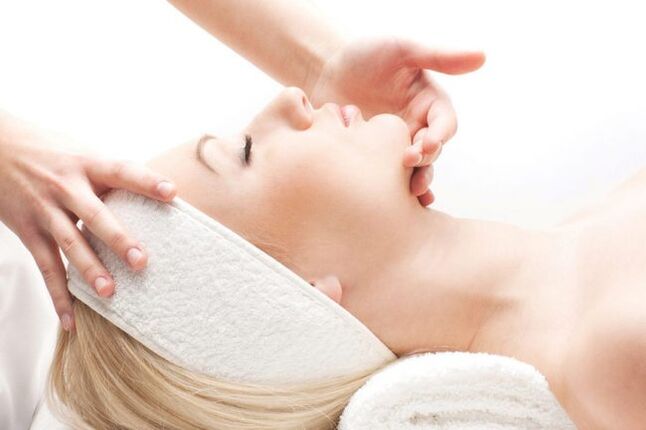 Massage is an effective method for facial skin rejuvenation. 